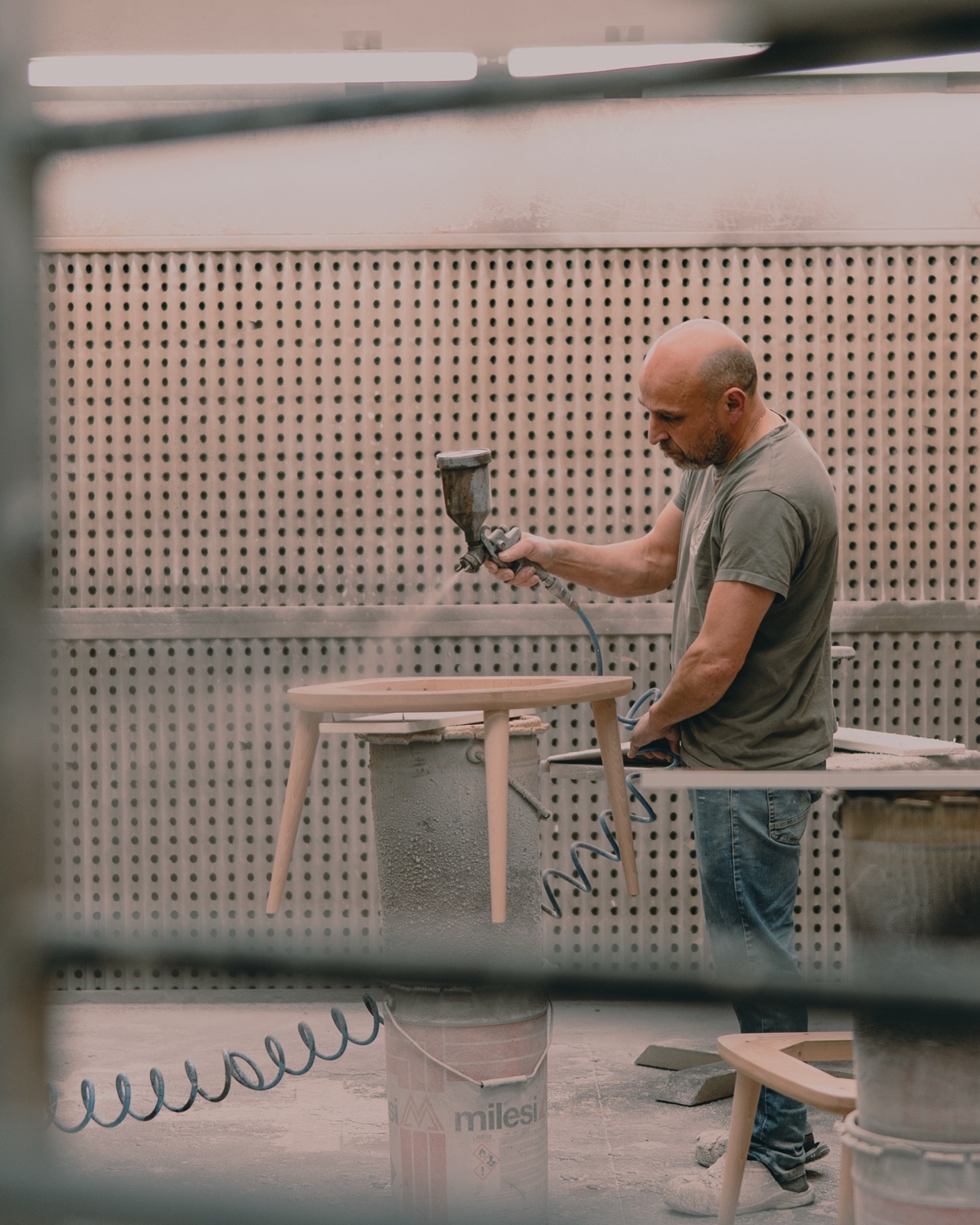 Acabamento com pistola